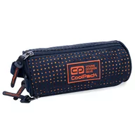 Piórniki - Piórnik szkolny trzykomorowy tuba CoolPack Omni Dots Orange 97956CP nr B68063 - miniaturka - grafika 1