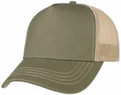 Czapki i chusty sportowe męskie - Czapka Trucker Rapper Canvas, jasnooliwkowy, One Size - miniaturka - grafika 1