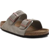 Buty dla dziewczynek - Birkenstock Skórzane klapki Arizona - miniaturka - grafika 1