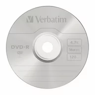 Nośniki danych - Verbatim Dysk DVD-R 4,7GB 16x 5 szt 43519) - miniaturka - grafika 1