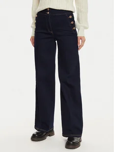 Silvian Heach Jeansy Moldner GPA24304JE Granatowy Wide Leg - Spodnie damskie - miniaturka - grafika 1
