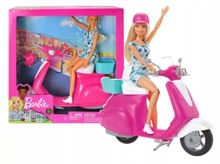 Barbie - Lalka ze Skuterem - Lalki dla dziewczynek - miniaturka - grafika 1