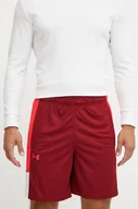 Spodenki męskie - Under Armour szorty treningowe Zone 7 kolor bordowy 1383389 - miniaturka - grafika 1