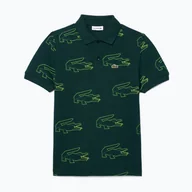 Koszulki i topy damskie - Koszulka polo dziecięca Lacoste PJ5663 sinople-multico - miniaturka - grafika 1