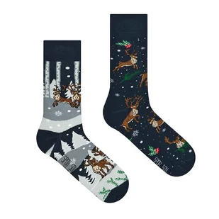 Skarpetki Renifery - Skarpetki męskie - miniaturka - grafika 1