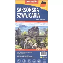 Saksońska Szwajcaria część zachodnia Mapa turystyczna - Przewodniki - miniaturka - grafika 1