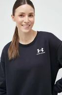Bluzy damskie - Under Armour bluza damska kolor czarny gładka - miniaturka - grafika 1