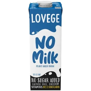 Napój Lovege No Milk Nie Mleko Bez Dodatku Cukru 1l - Soki i napoje niegazowane - miniaturka - grafika 1