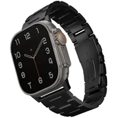 Akcesoria do smartwatchy - Pasek UNIQ Osta do Apple Watch 42/44/44/49mm Czarny UNIQ-49MM-OSTABLK - miniaturka - grafika 1