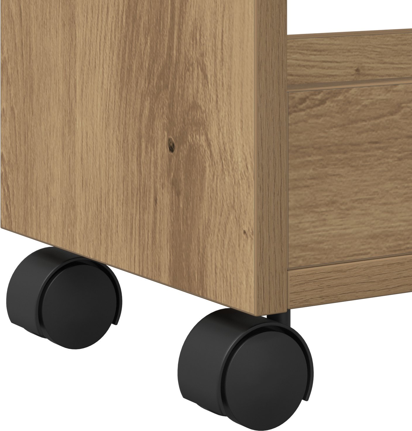 vidaXL Szafka na kółkach Dąb rzemieślniczy 60x22x79 cm Drewno inżynieryjne