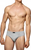 Majtki męskie - SLIPY ATLANTIC MĘSKIE MAJTKI KLASYCZNE BMP006 CLASSIC SZARE-MELANŻ XXL - miniaturka - grafika 1