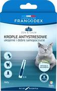 Pozostałe akcesoria dla kotów - FRANCODEX Krople antystresowe z kocimiętką dla kotów, 4 x - miniaturka - grafika 1