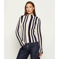 Swetry damskie - Patrizia Pepe Półgolf Slim Fit - miniaturka - grafika 1