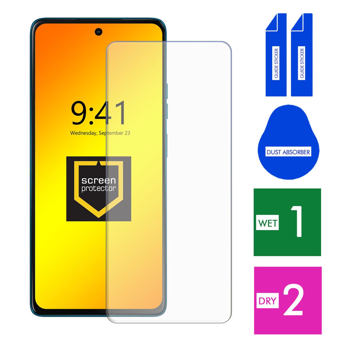 SZKŁO HARTOWANE DO MOTOROLA MOTO G75 5G SZYBKA 9H OCHRONNE PANCERNE
