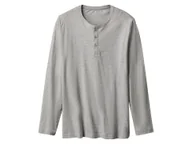 Koszulki męskie - esmara Men Koszulka męska do spania z bawełną (Szary, M (48/50)) - miniaturka - grafika 1