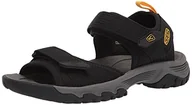 Moda i Uroda OUTLET - KEEN Męskie sandały Targhee III z otwartymi palcami H2-M, czarno-żółte, 6 UK - miniaturka - grafika 1