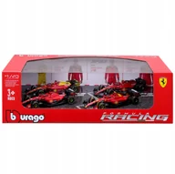 Samochody i pojazdy dla dzieci - ZESTAW BOLIDÓW F1 Ferrari F1-75 SF-23 Leclerc Sainz 1:43 BBURAGO 18-36848 - miniaturka - grafika 1