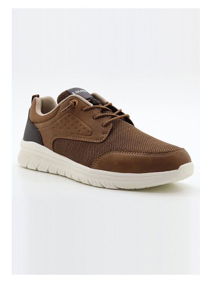 s.Oliver Sneakersy w kolorze jasnobrązowym