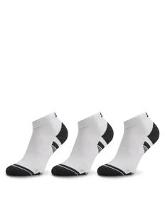 Under Armour Zestaw 3 par niskich skarpet unisex Ua Performance Tech 3Pk Low 1379504-100 Biały - Skarpetki damskie - miniaturka - grafika 1