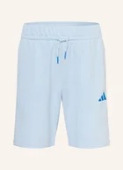 Spodenki damskie - Adidas Szorty Dresowe blau - miniaturka - grafika 1