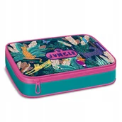 Piórniki - Jungle piórnik 4 ścianki duży solidny pojemny - miniaturka - grafika 1