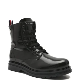 Tommy Hilfiger Botki | z dodatkiem skóry - Buty dla dziewczynek - miniaturka - grafika 1