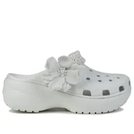 Klapki i japonki damskie - Klapki, chodaki damskie Crocs CLASSIC PLATFORM BOUQUET CLOG 2112921NK 39-40 - miniaturka - grafika 1