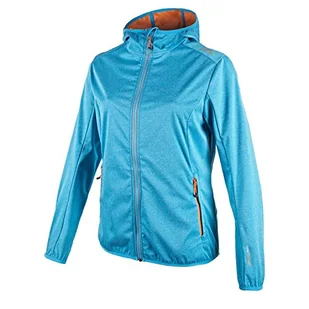 CMP Damska kurtka softshell turkusowy Acquario Mel D46 - Kurtki damskie - miniaturka - grafika 1
