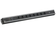 Przedłużacze i rozgałęźniki - Bachmann 300.050 rozgałęziacz 2 m 6 x gniazdo sieciowe Wewnętrzna Czarny - miniaturka - grafika 1