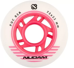 Nijdam Kółka do rolek 72mm x4 N70FA06-SLV - Akcesoria do skatingu - miniaturka - grafika 1