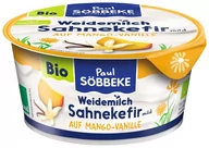 Kefiry, jogurty, maślanki - KEFIR KREMOWY MANGO - WANILIA BIO 150 g - SOBBEKE - miniaturka - grafika 1