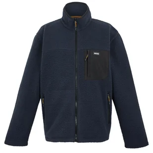 Męska bluza Regatta Frankie Borg Fleece Rozmiar: L / Kolor: ciemnoniebieski - Bluzy sportowe męskie - miniaturka - grafika 1