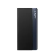 Etui i futerały do telefonów - Etui New Sleep View Case z klapką i podstawką na Samsung Galaxy A55 - czarne - miniaturka - grafika 1
