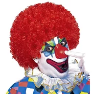 Stroje karnawałowe - Widmann Curly Clown Wig Red for sukni Accessory - miniaturka - grafika 1