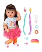 Lalki dla dziewczynek - Starsza siostra Baby born Play & Style, brunetka, 43 cm - miniaturka - grafika 1