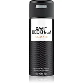 Dezodoranty i antyperspiranty męskie - David Beckham Classic 150 ml dezodorant w sprayu - miniaturka - grafika 1
