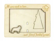 Ramki na zdjęcia - King Charles Spaniel ramka na zdjęcie z psem - miniaturka - grafika 1