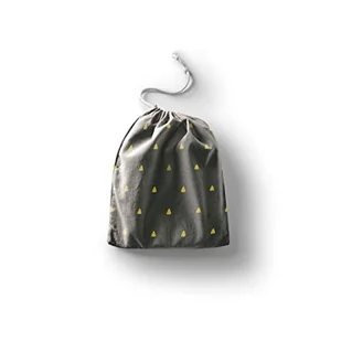 Bonamaison Torba na produkty bawełniane z nadrukiem ze sznurkiem, torba na zakupy wielokrotnego użytku, biodegradowalne torby ekologiczne, torba podróżna, saszetka, torba na zakupy, przyjazna dla - Torby podróżne - miniaturka - grafika 1