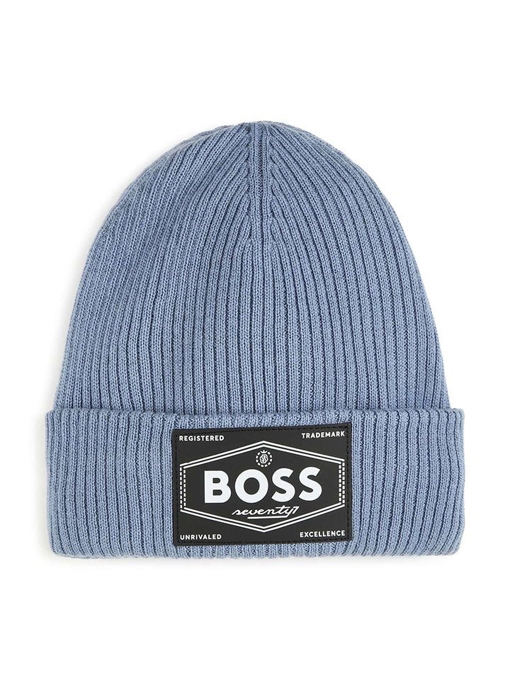 Hugo Boss Kids Czapka w kolorze błękitnym