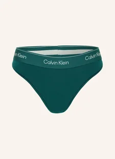 Calvin Klein Stringi Icon Cotton Modal gruen - Majtki damskie - miniaturka - grafika 1