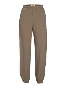 JACK & JONES Jxbianca Hw Relaxed Vint spodnie dresowe damskie, Morel/nadruk: mulcz, XL - Spodnie sportowe damskie - miniaturka - grafika 1