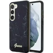 Etui i futerały do telefonów - Etui Guess GUHCS23MPCUMAK do Samsung Galaxy S23+ Plus S916 czarny/black hardcase Marble - miniaturka - grafika 1