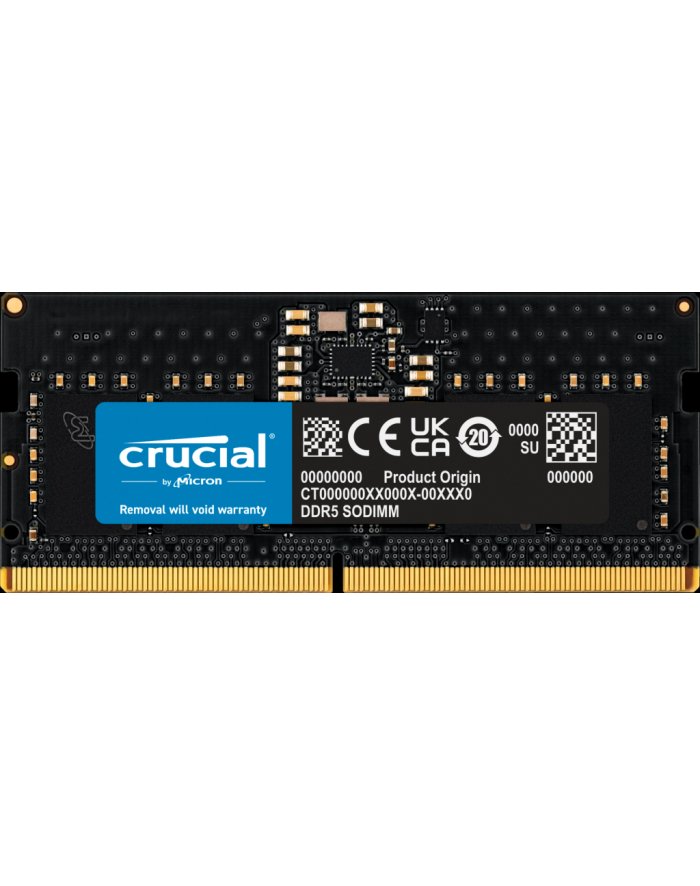 crucial DDR5 SODIMM 8GB/5600 CL46 16Gbit Tray CT8G56C46S5T