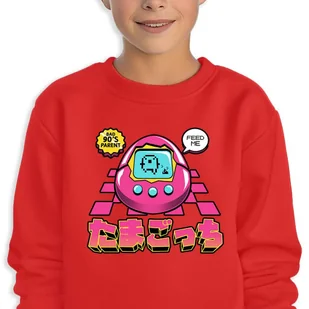 Bluza Dziecięca Czerwona Różowe Tamagochi Mix Wiele Wzorów -104 Cm (3-4) - Bluzy dla dziewczynek Bluza Dziecięca Czerwona Różowe Tamagochi Mix Wiele Wzorów -104 Cm (3-4) - Bluzy dla dziewczynek - miniaturka - grafika 1