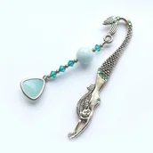 Zakładki do książek - Syrenka zakładka akwamaryn - miniaturka - grafika 1