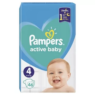 pampers pieluchy rozmiar 4 9-14 kg 46 sztuk - Pieluchy pampers pieluchy rozmiar 4 9-14 kg 46 sztuk - Pieluchy - miniaturka - grafika 1