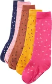 Skarpetki dla dzieci - vidaXL Skarpetki dziecięce, 5 par, nadruk w plamki, 30-34 - miniaturka - grafika 1