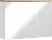 Szafki łazienkowe - Szafka łazienkowa BALI WHITE 845 z lustrem 100 cm - miniaturka - grafika 1