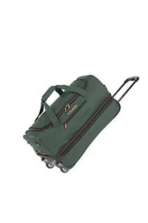 Torby podróżne - Travelite Basics torba podróżna na kółkach, 55 cm, ciemnozielony, 55 cm, torba podróżna na kółkach - grafika 1