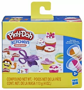 Ciastolina Play-Doh F3464 Cukiernia Kuchenne Kreacje Stwórz Babeczki +2 Tuby + Gratis Zeszyt - Masy plastyczne - miniaturka - grafika 1